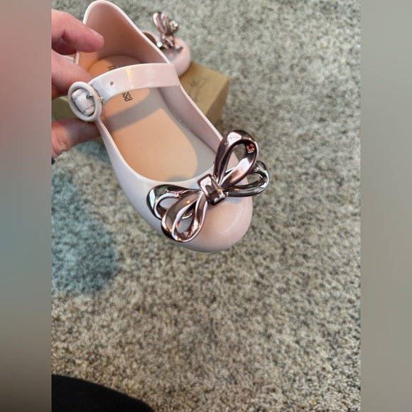 NWT Mini Melissa Sweet Love Glam Pink Toddler Sandals Size 9 - Picture 2 of 7